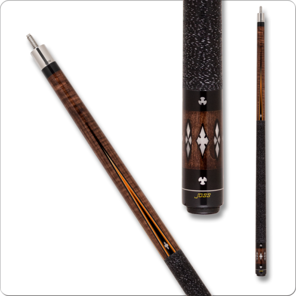 Joss - Walnut Stain Birch w/ Black, Blonde, Lacewood Points